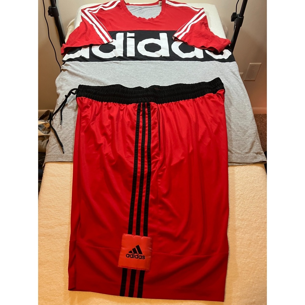 Mens Adidas Shirt(3XLTall) and‎ Short(2XLTall) Set